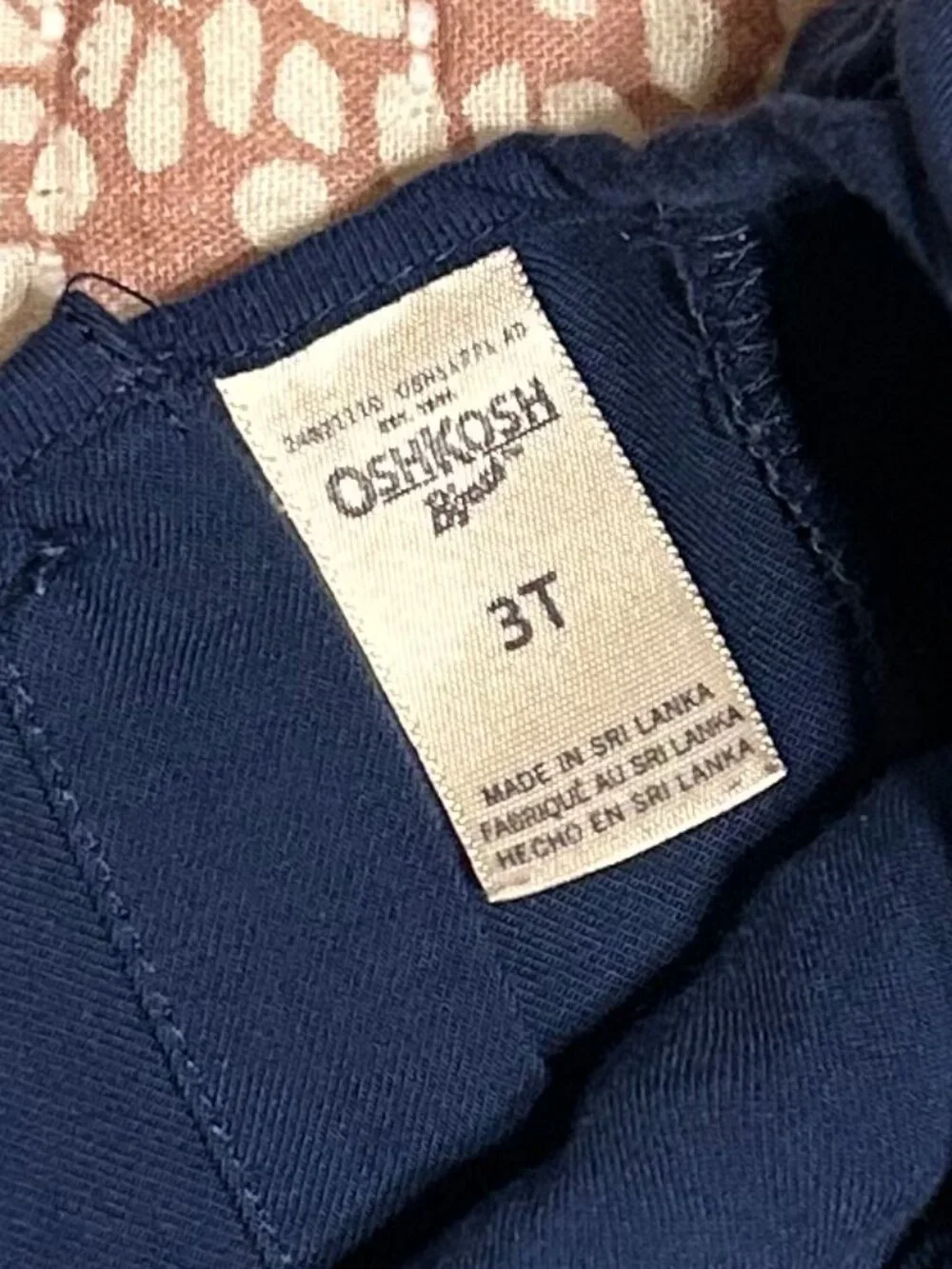 OshKosh B'Gosh Navy Blue Embroidered Dress Size 3T